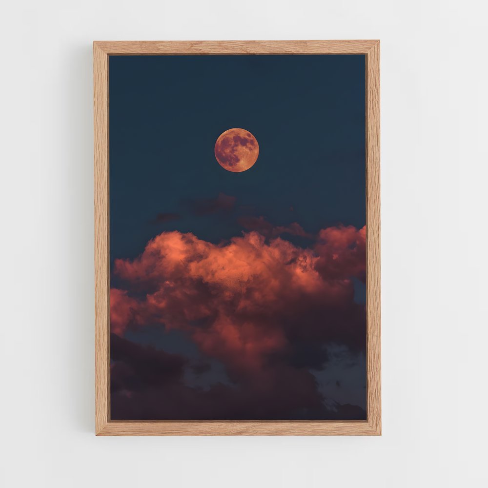 Poster magnifique de l'éclipse lunaire – affiche Univers (vue 4)